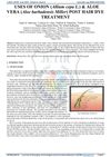 Uses of Onion (Allium Cepa L.) and Aloe Vera (Aloe Barbadensis Miller) Post Hair Dye Treatment