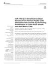 MiR-140-5p in Small Extracellular Vesicles From Human Papilla Cells Stimulates Hair Growth by Promoting Proliferation of Outer Root Sheath and Hair Matrix Cells