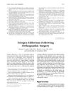 Telogen Effluvium Following Orthognathic Surgery