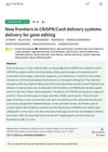 New Frontiers in CRISPR/Cas9 Delivery Systems for Gene Editing