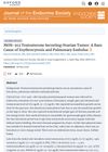 Testosterone Secreting Ovarian Tumor: A Rare Cause of Erythrocytosis and Pulmonary Embolus