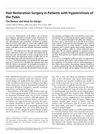 Hair Restoration Surgery in Patients with Hypotrichosis of the Pubis