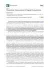 Penetration Enhancement of Topical Formulations