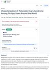 Characterization of Polycystic Ovary Syndrome Among Flo App Users Around the World