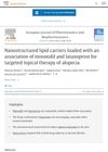 Nanostructured Lipid Carriers Loaded with Minoxidil and Latanoprost for Targeted Topical Therapy of Alopecia