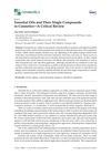 Essential Oils and Their Single Compounds in Cosmetics: A Critical Review