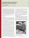 Quantifying Polymer Deposition on Hair Fibers by Microfluorometry