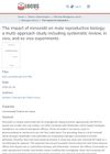 The Impact of Minoxidil on Male Reproductive Biology: A Multi-Approach Study Including Systematic Review, In Vivo, and Ex Vivo Experiments