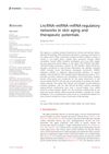 LncRNA-miRNA-mRNA Regulatory Networks in Skin Aging and Therapeutic Potentials