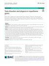 Taste Disorders and Alopecia in Myasthenia Gravis