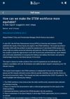 How Can We Make the STEM Workforce More Equitable? A New Report Suggests Next Steps