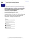 Inhalation Therapy for Repairing Damaged Elastin Fibers and Decelerating Elastinolysis in Chronic Obstructive Pulmonary Disease