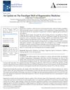 An Update on the Paradigm Shift of Regenerative Medicine