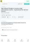 Age-Related Changes in Human Scalp Extracellular Matrix: Implications for the Hair Follicle