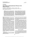 Side Effects of Spironolactone Therapy in the Hirsute Woman
