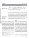 Phytochemical Analyses of Ziziphus Jujuba Mill. Var. Spinosa Seed by Ultrahigh Performance Liquid Chromatography-Tandem Mass Spectrometry and Gas Chromatography-Mass Spectrometry