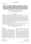 Diagnostic Dilemma: Multiple Autoimmune Syndrome Versus Incomplete Graham-Little-Piccardi-Lassueur Syndrome Overlap Mixed Connective Tissue Disease