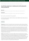 Acanthosis Nigricans in Adolescents With Polycystic Ovary Syndrome