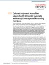 Colored Polymeric Nanofiber Loaded with Minoxidil Sulphate for Beauty Coverage and Hair Loss Restoration