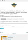 Codes of Conduct and Professional Standards for Hair Transplant Surgeon Members of the British Association of Hair Restoration Surgery