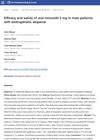 Efficacy and Safety of Oral Minoxidil 5 mg in Male Patients with Androgenetic Alopecia