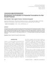 Development and Evaluation of Polyherbal Formulations for Hair Growth Potential