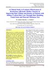 A Clinical Study to Evaluate the Effectiveness of Rosmarinus Officinalis Mother Tincture in Improving Hair Volume and Density in Patients with Diffuse Cyclical Hair Loss Through Hair Shedding Visual Scale and Ponytail Thickness Test