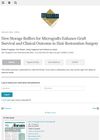 New Storage Buffers for Micrografts Enhance Graft Survival and Clinical Outcome in Hair Restoration Surgery
