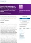 Reproductive Performance of Hair Ewes and Rams Implanted With Melatonin Previous to the Anestrus Season in Northwest Mexico