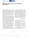 Editorial for Issue 3 of 2012, Journal of Evidence-Based Medicine