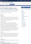 Rare Virilizing Tumor: Ovarian Steroid Cell Tumor, Not Otherwise Specified: A Case Report