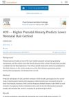 Higher Prenatal Anxiety Predicts Lower Neonatal Hair Cortisol