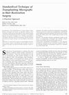 Standardized Technique of Transplanting Micrografts in Hair Restoration Surgery
