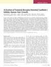 Activation of Transient Receptor Potential Vanilloid-3 Inhibits Human Hair Growth