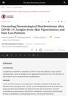 Unraveling Dermatological Manifestations After COVID-19: Insights from Skin Pigmentation and Hair Loss Patterns