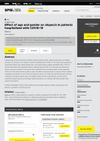 Effect of Age and Gender on Alopecia in Patients Hospitalized with COVID-19