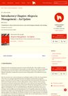 Introductory Chapter: Alopecia Management – An Update