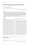 Stem Cells in Plastic Surgery and Aesthetic Medicine