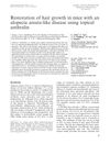 Restoration of Hair Growth in Mice with an Alopecia Areata-Like Disease Using Topical Anthralin