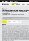 The Effect of Low-Level Laser Therapy on Severe Acute Respiratory Syndrome Coronavirus-2 Infected Cells
