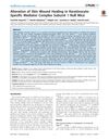 Alteration of Skin Wound Healing in Keratinocyte-Specific Mediator Complex Subunit 1 Null Mice