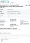 Evaluation of the Efficacy of a Food Supplement on Subjects with Acute Telogen Effluvium