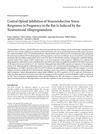 Central Opioid Inhibition of Neuroendocrine Stress Responses in Pregnancy in the Rat Is Induced by the Neurosteroid Allopregnanolone