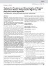 Study on the Prevalence and Characteristics of Metabolic Syndrome in Women of Reproductive Age with Polycystic Ovarian Syndrome