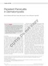 Persistent Panniculitis in Dermatomyositis