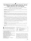 Iron Deficiency in Female Pattern Hair Loss, Chronic Telogen Effluvium, and Control Groups