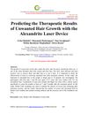 Predicting the Therapeutic Results of Unwanted Hair Growth with the Alexandrite Laser Device
