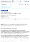 Hormonal Contraception for Adolescents