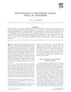 Meta-Analysis of Randomized Clinical Trials of Finasteride