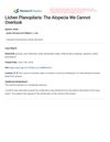 Lichen Planopilaris: The Alopecia We Cannot Overlook